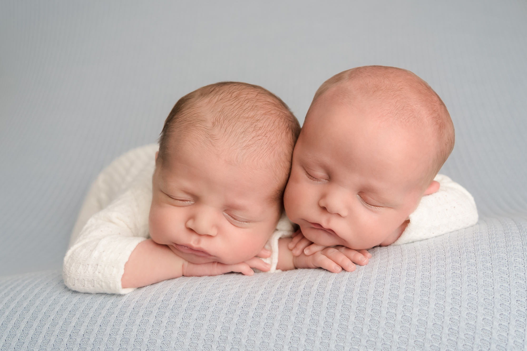 Newborn Twin boys captured by Hayley Scott Photography